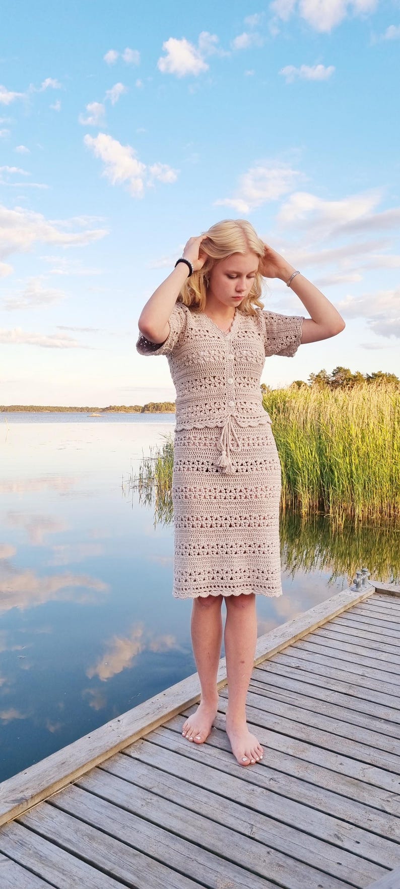 Short Sleeve Top Crochet Pattern