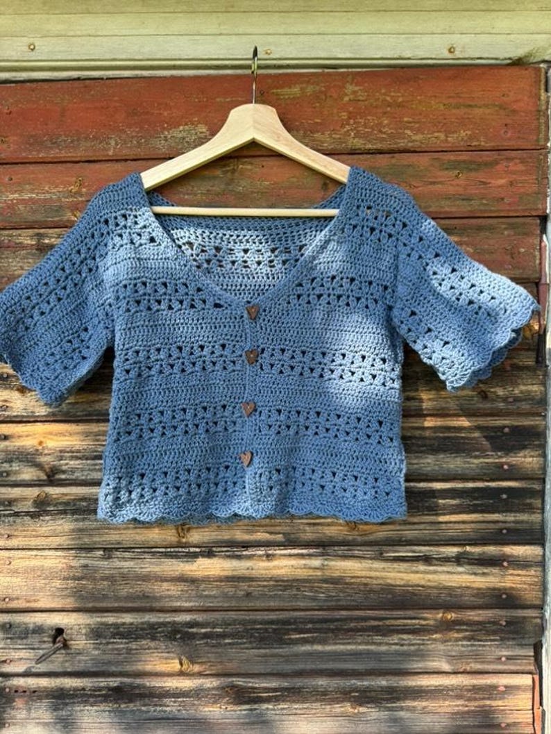Short Sleeve Top Crochet Pattern