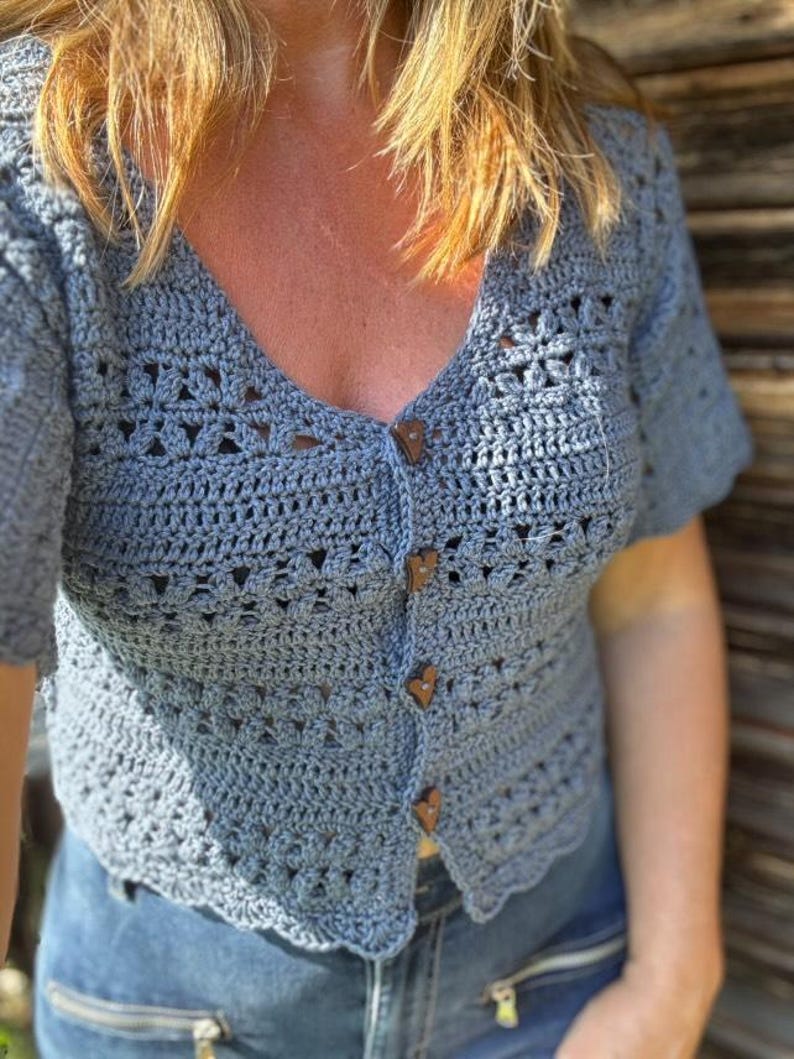 Short Sleeve Top Crochet Pattern