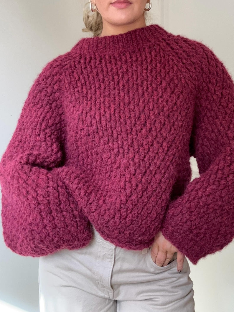 Chunky Sweater Crochet Pattern