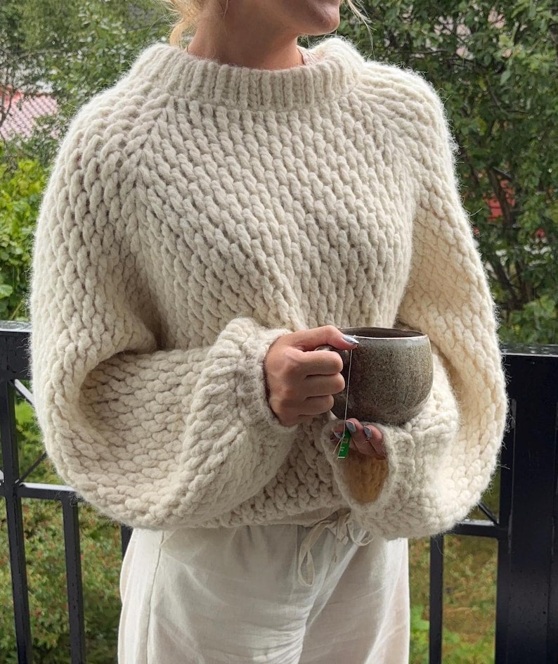 Chunky Sweater Crochet Pattern