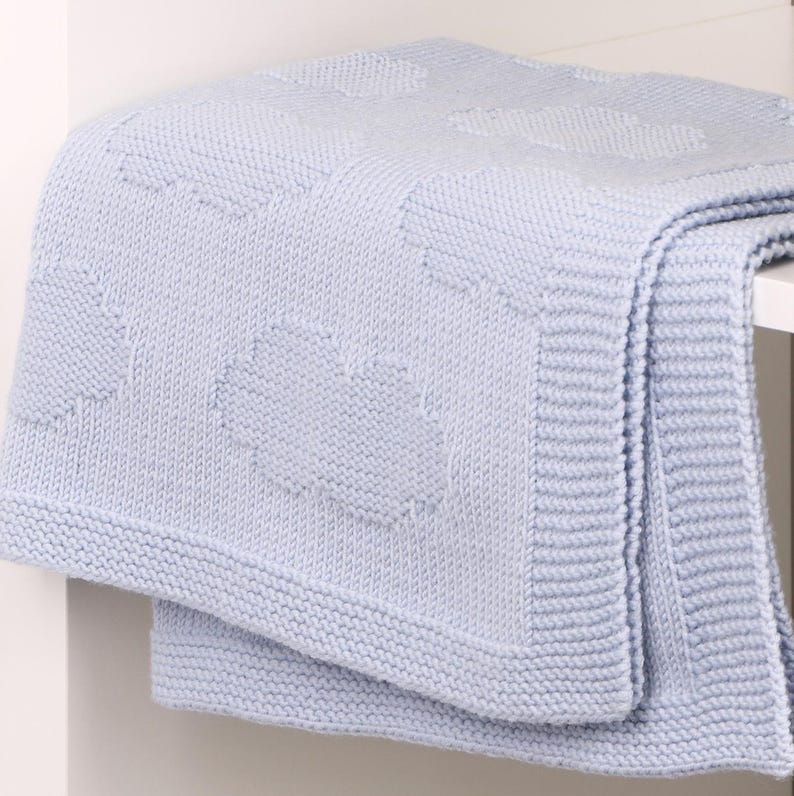 Cloud Baby Blanket Knitting Pattern
