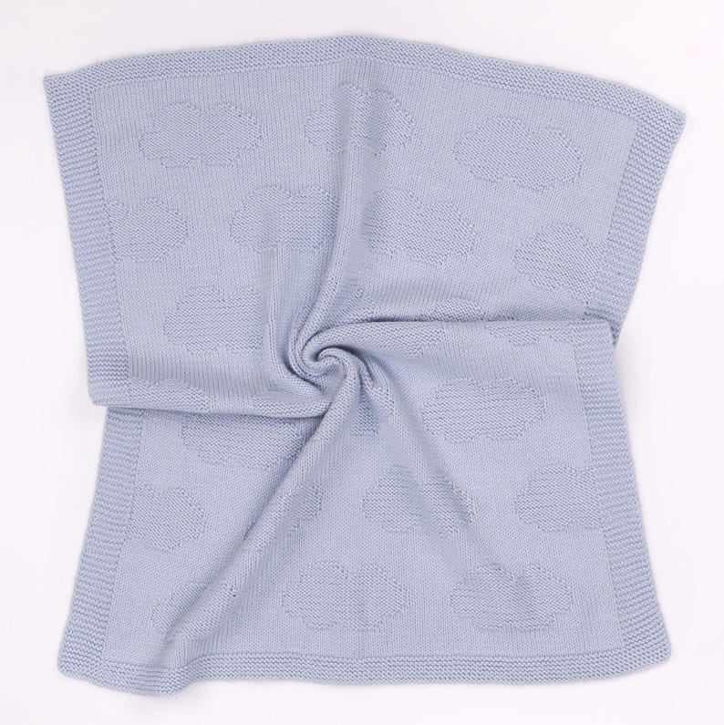 Cloud Baby Blanket Knitting Pattern