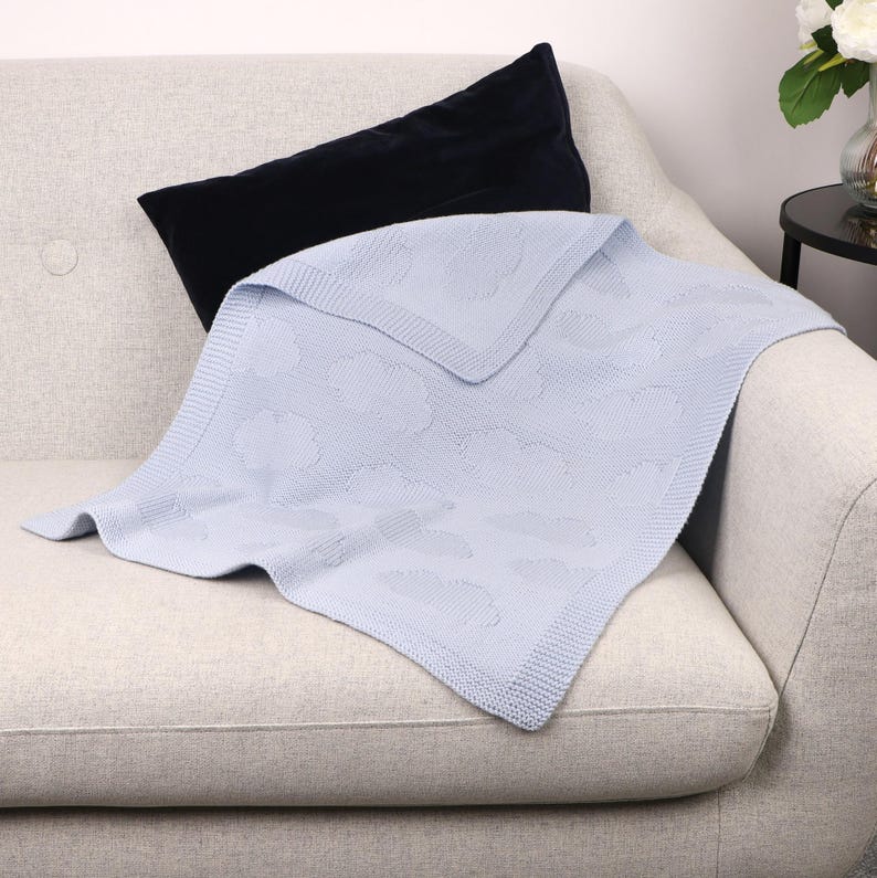 Cloud Baby Blanket Knitting Pattern