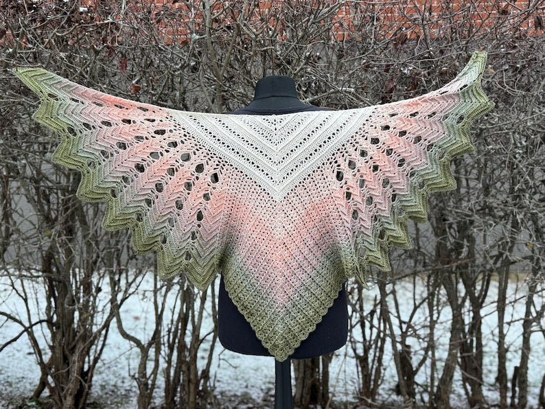 Veilwyn Shawl Crochet Pattern