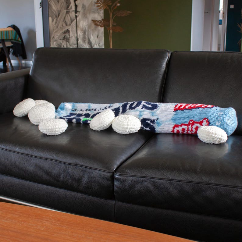 Candy Roll Pillow Crochet Pattern