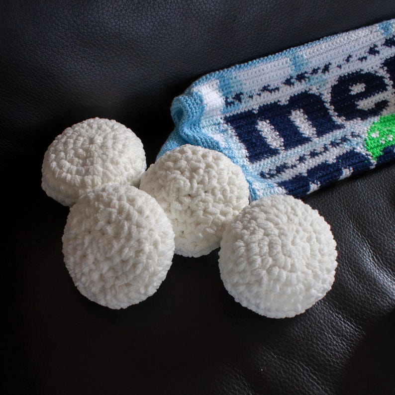 Candy Roll Pillow Crochet Pattern