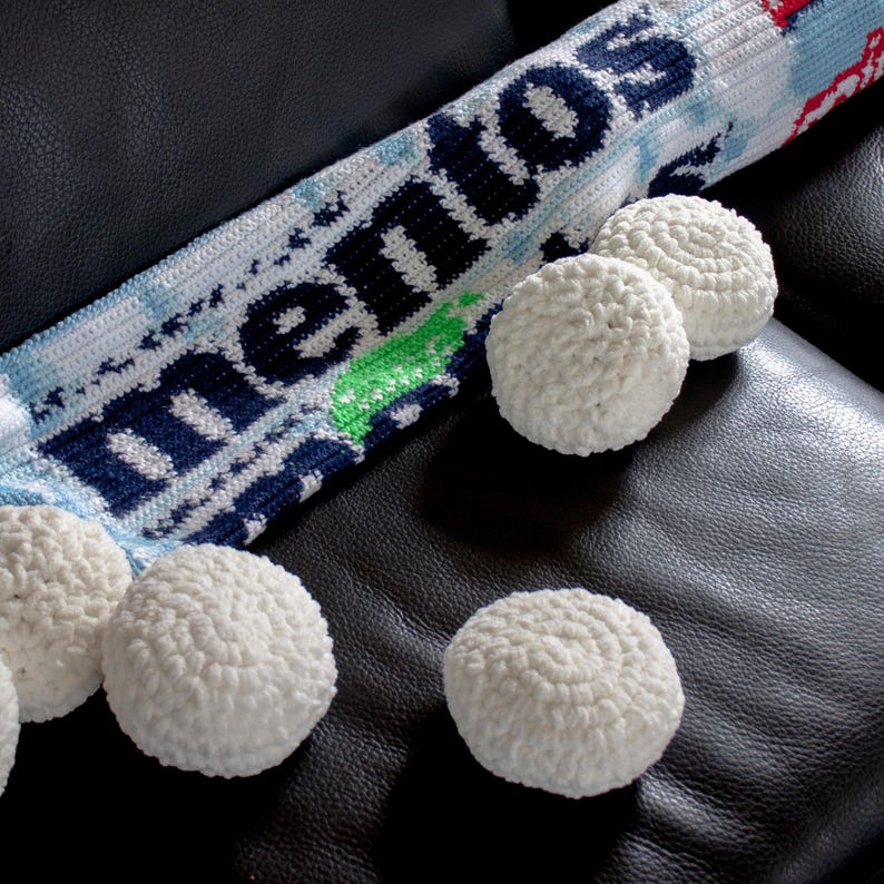 Candy Roll Pillow Crochet Pattern