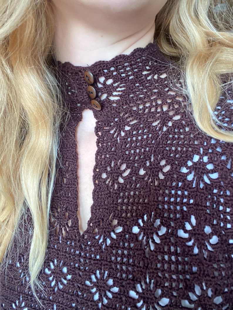 Diamond Lace Top Crochet Pattern