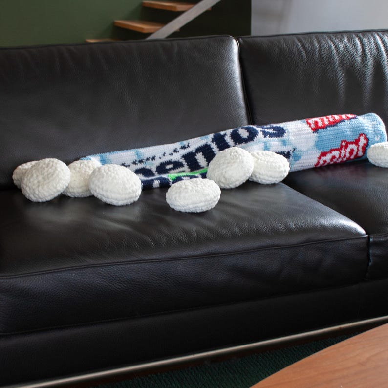 Candy Roll Pillow Crochet Pattern