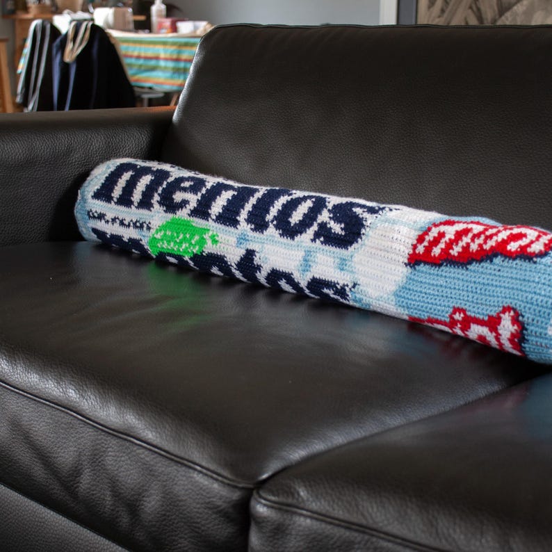 Candy Roll Pillow Crochet Pattern
