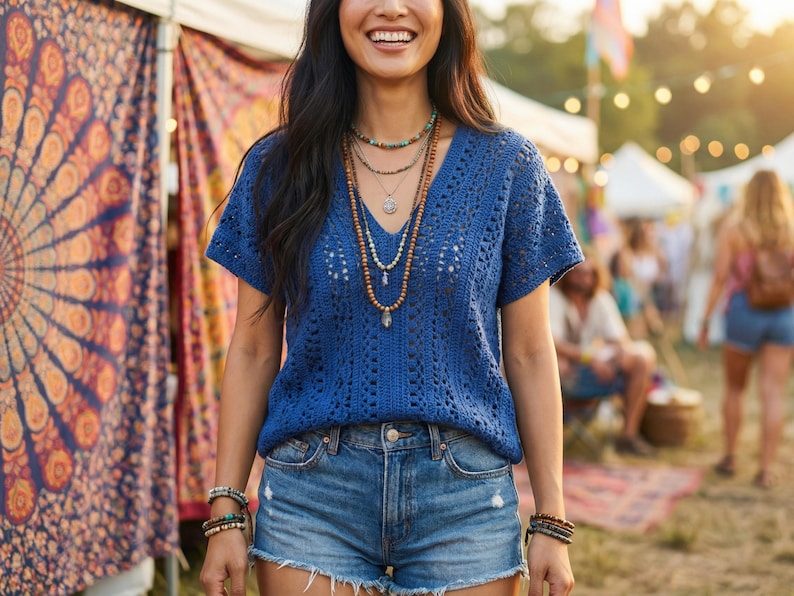 Boho Lace Top Crochet Pattern