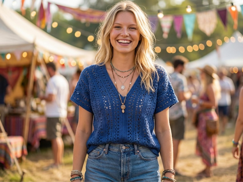 Boho Lace Top Crochet Pattern