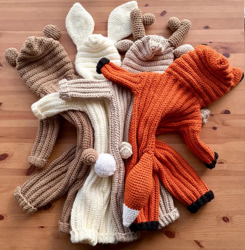 Woodland Animal Suit Crochet Pattern