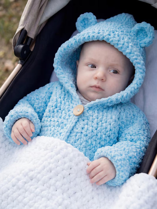 Bear Ear Hoodie Crochet Pattern