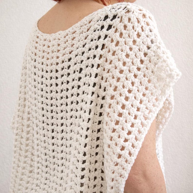Lightweight Mesh Top Crochet Pattern