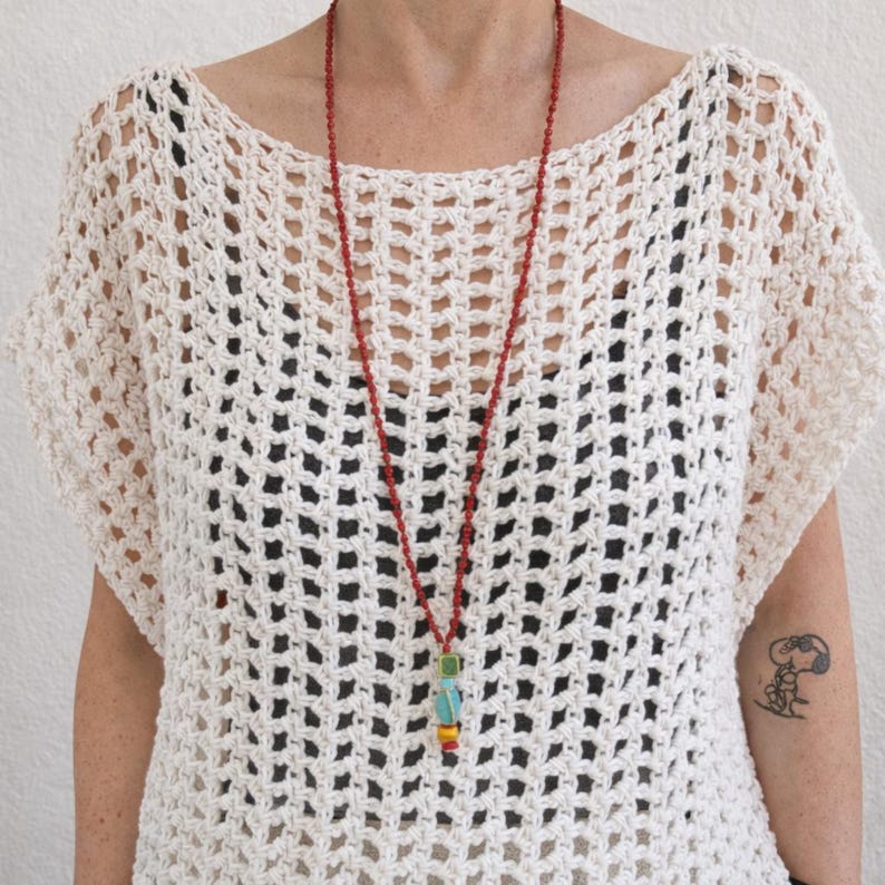 Lightweight Mesh Top Crochet Pattern