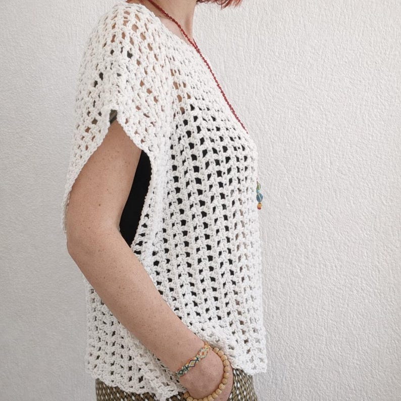 Lightweight Mesh Top Crochet Pattern