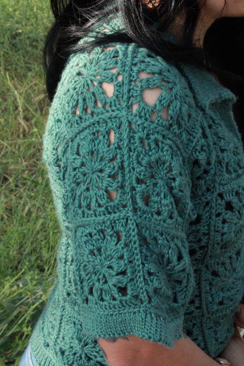 Granny Square Top Crochet Pattern