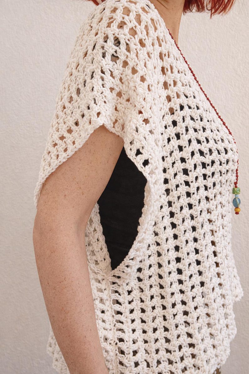 Lightweight Mesh Top Crochet Pattern
