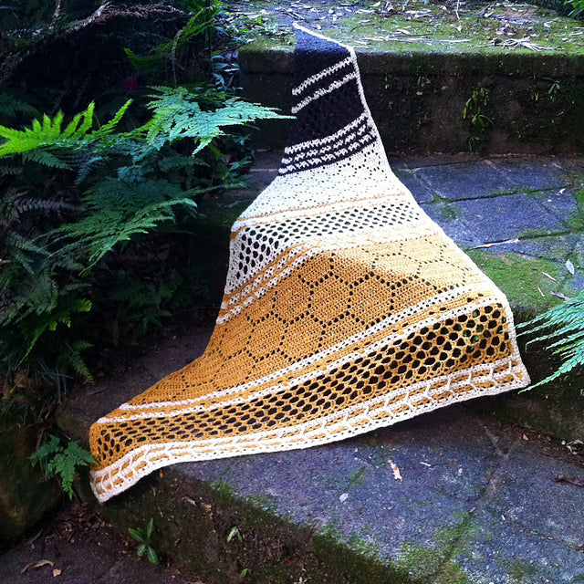 Patchwork Shawl Crochet Pattern