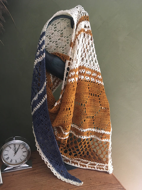 Patchwork Shawl Crochet Pattern
