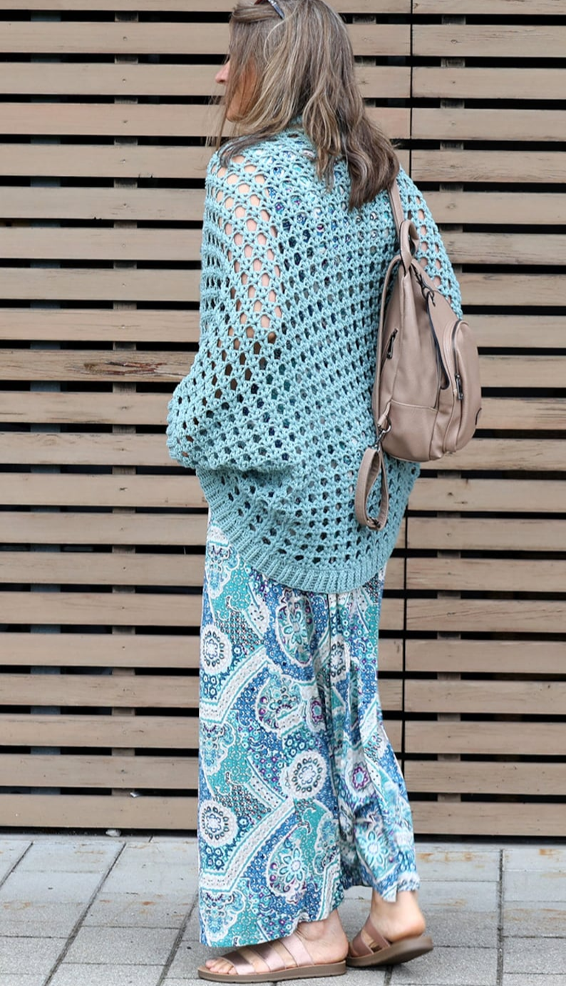Openwork Shrug Crochet Pattern