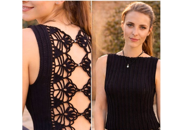 Sleeveless Summer Top Crochet  Pattern