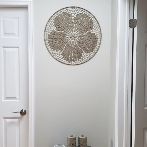 Hibiscus Mandala Crochet  Pattern