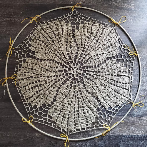 Hibiscus Mandala Crochet  Pattern