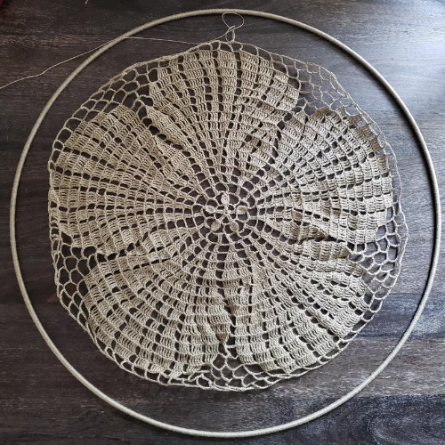 Hibiscus Mandala Crochet  Pattern