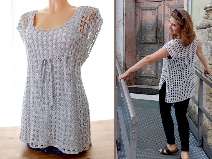 Summer Mesh Top Crochet Pattern