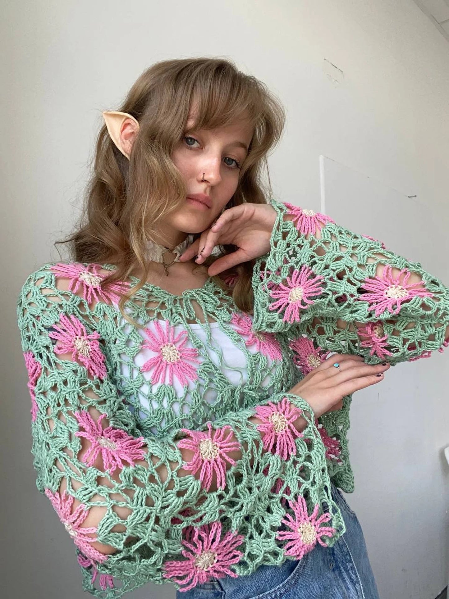 Mesh Top Crochet Pattern