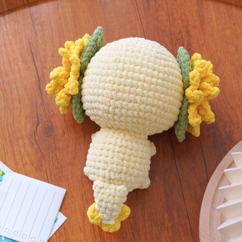 Blooming Axolotls Crochet Pattern