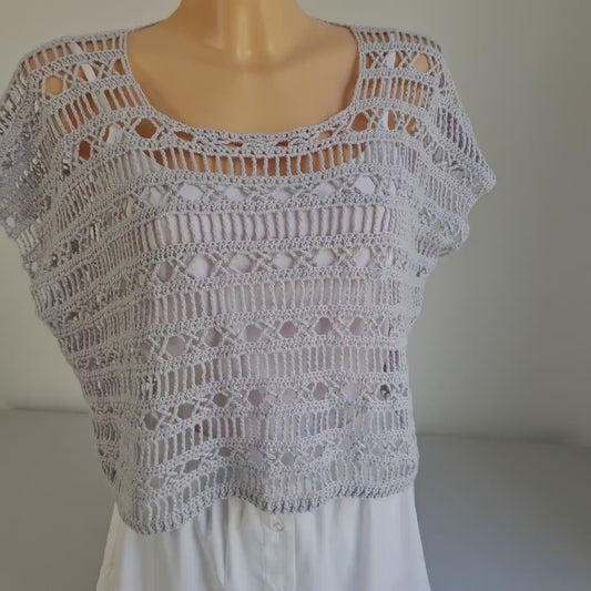 Mesh Shirt Crochet Pattern