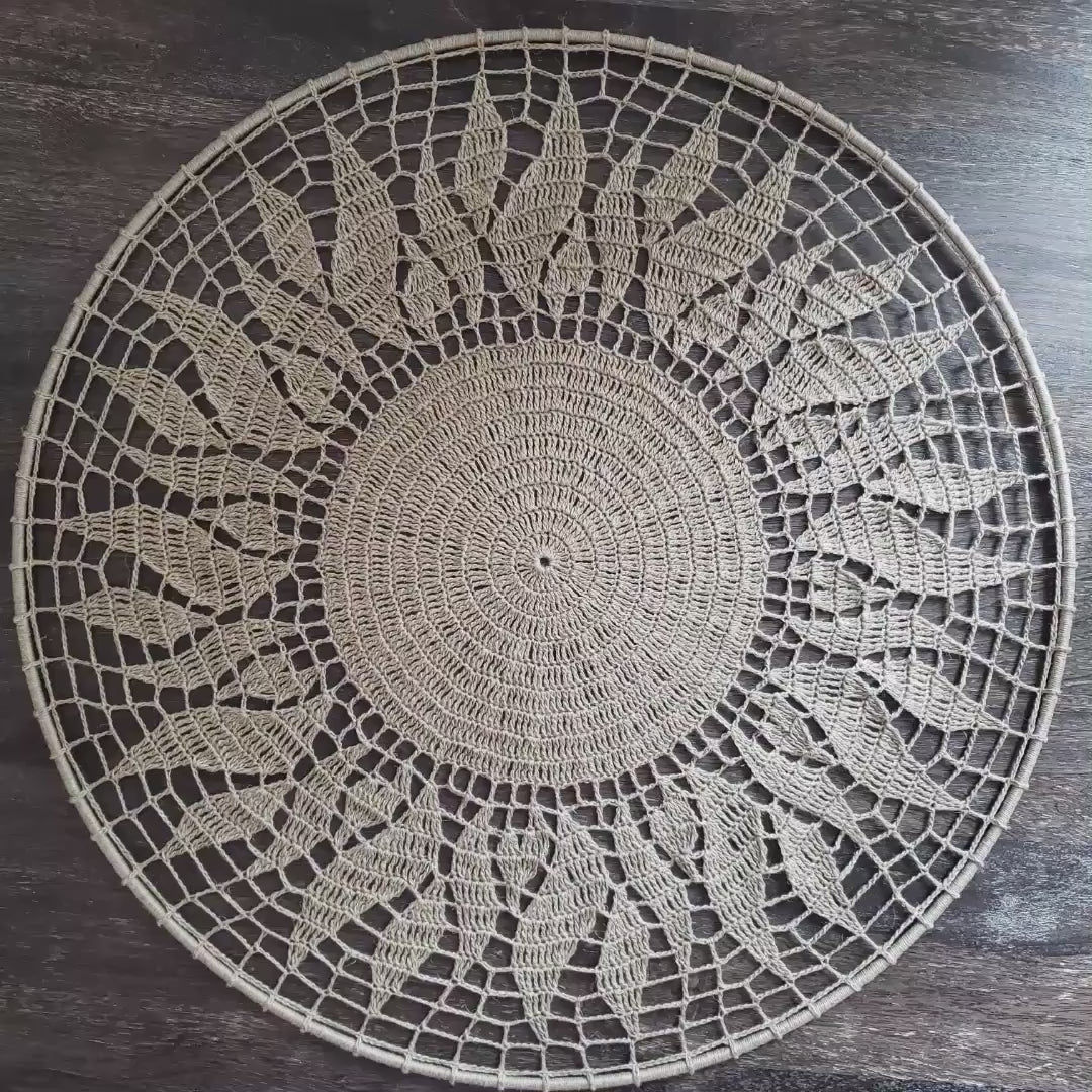 Sun Mandala Crochet Pattern
