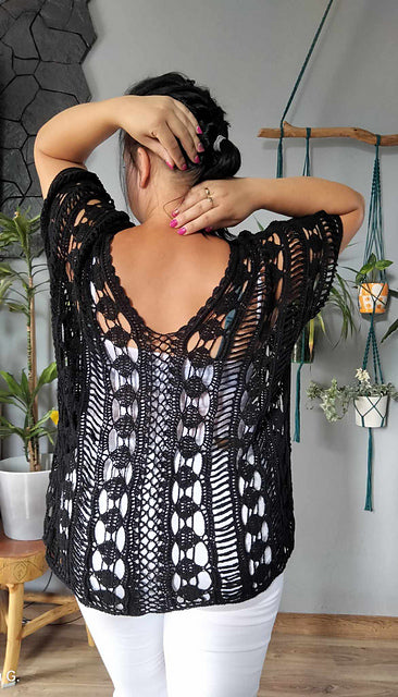 Boat‑Neck Top Crochet Pattern