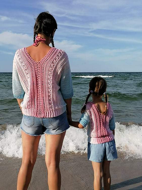 Cozy Textured Sweater Crochet Pattern