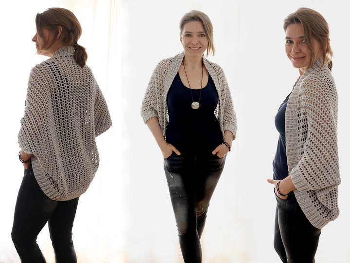 Cocoon Cardigan Crochet Pattern