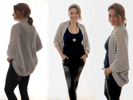 Cocoon Cardigan Crochet Pattern